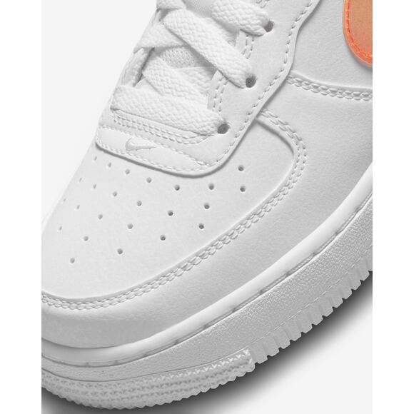 NEW Nike Air Force 1 Next Nature White Orange FJ4669 100 - SIZE 5.5Y / 7 WOMENS - Picture 8 of 9